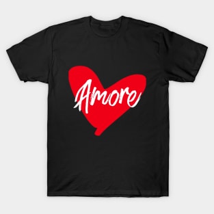 Amore Red Heart T-Shirt